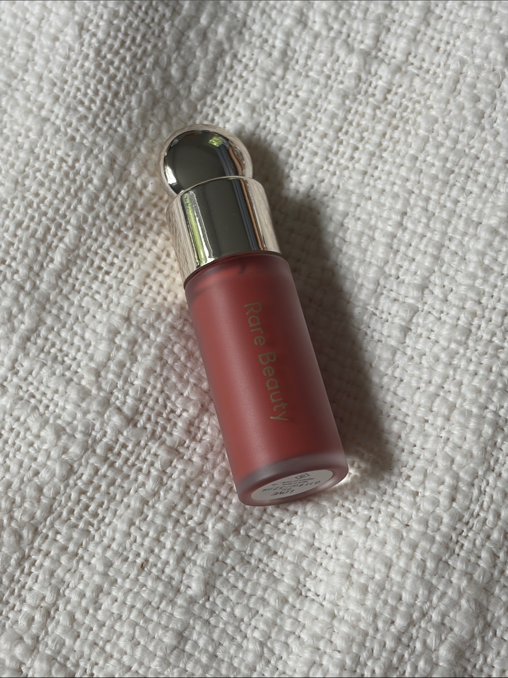 New Rare Beauty Soft Pinch Matte Liquid Blush Mini- Love (last photo for scale)